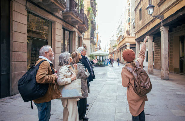 Walking through the Born, Barcelona, Spain